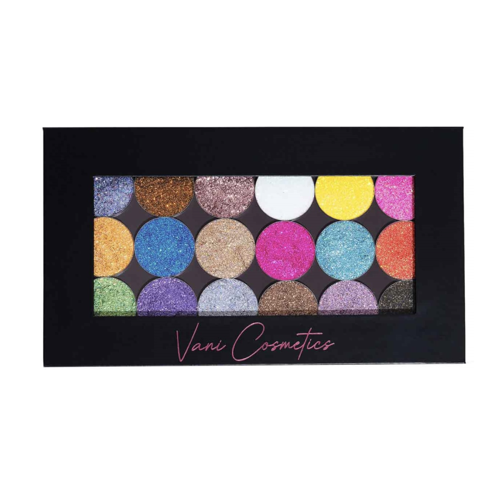 VANI Cosmetics | Pressed Glitter Bestseller Palette