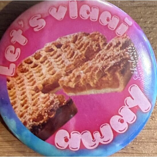 Sôkkertantes Button Let's Vlaai Away