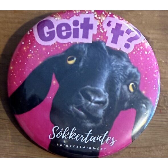Sôkkertantes Button Geit 't?