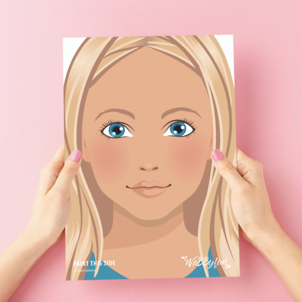 WABBYFUN | Oefenbord Charlie Blond Meisje A4