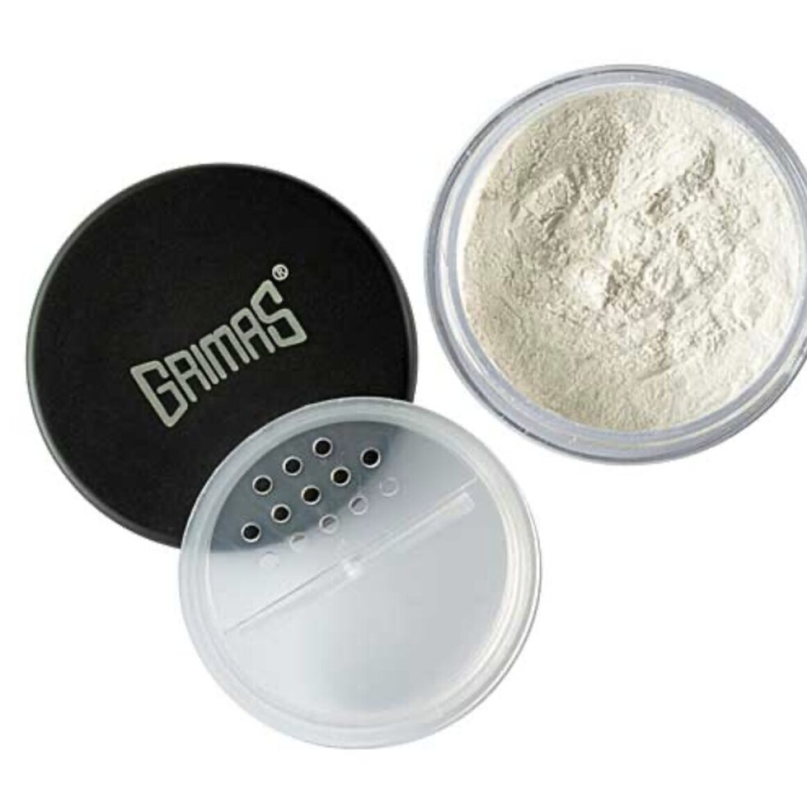 Grimas Color Powder Pearl 07 White/Silver 10 gram