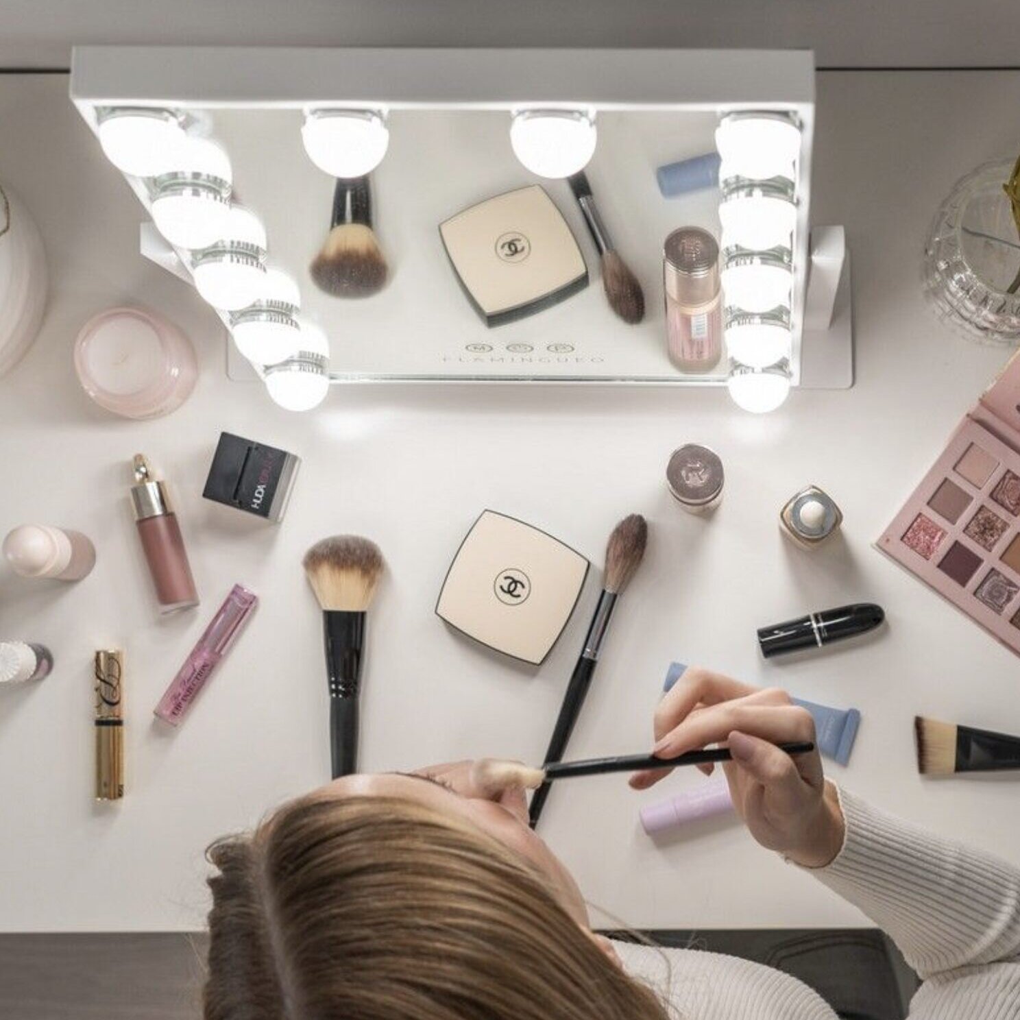 MAKE-UP MIRROR LED WHITE 45x30