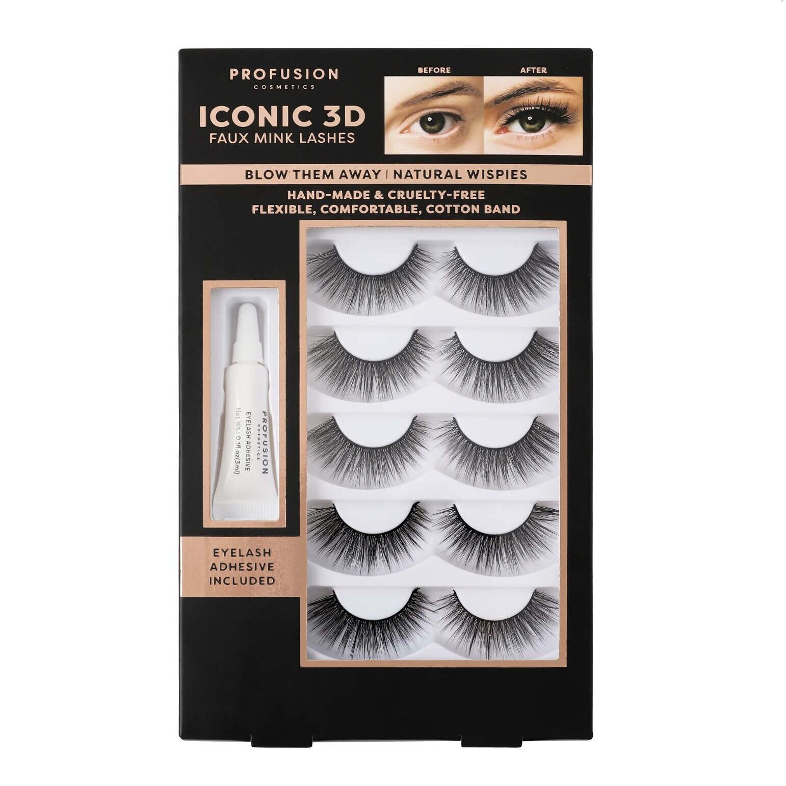 PROFUSION | Wimperset 5 stuks Blow Them Away