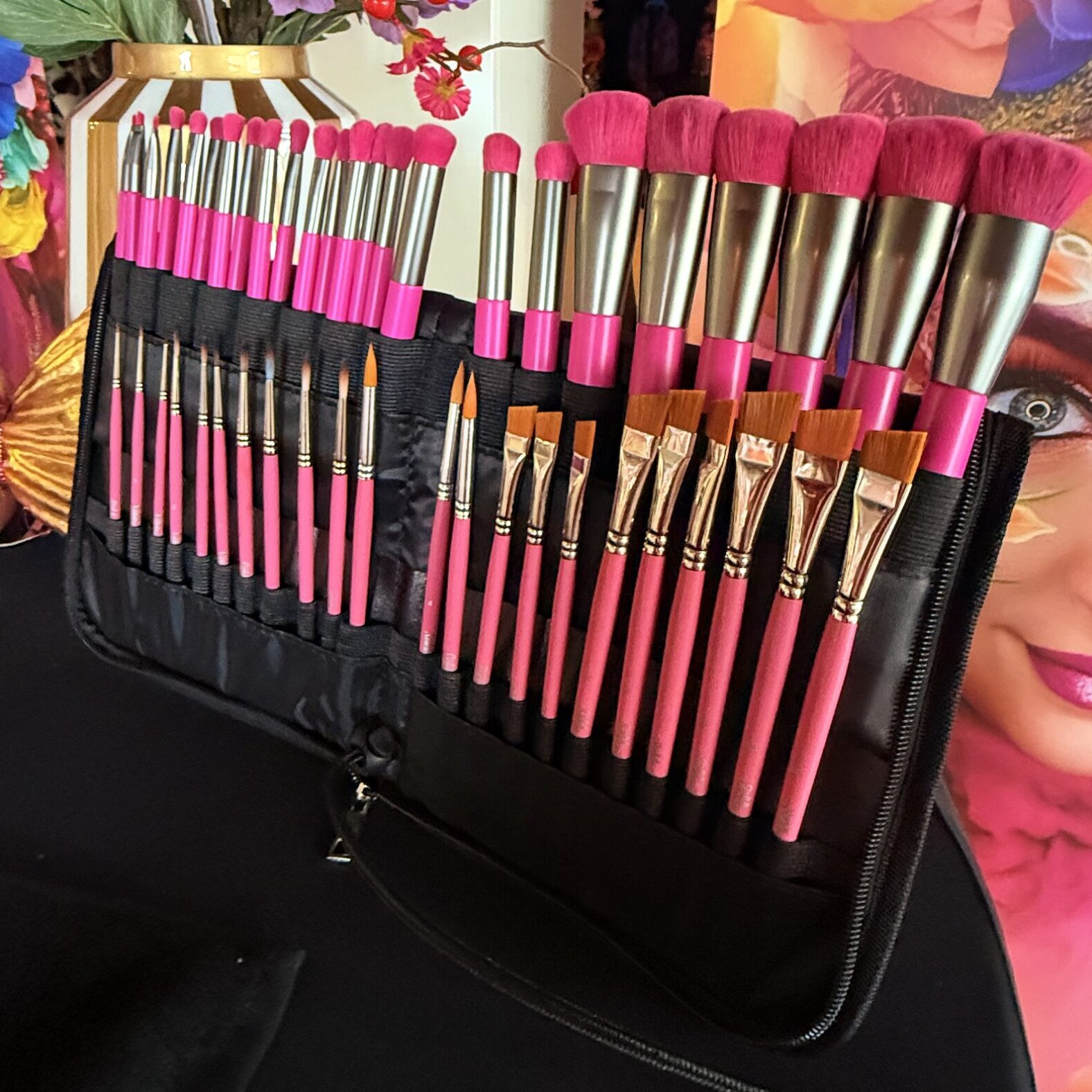 SOKKERTANTES BRUSH SET (3x)  incl. PENSELENETUI