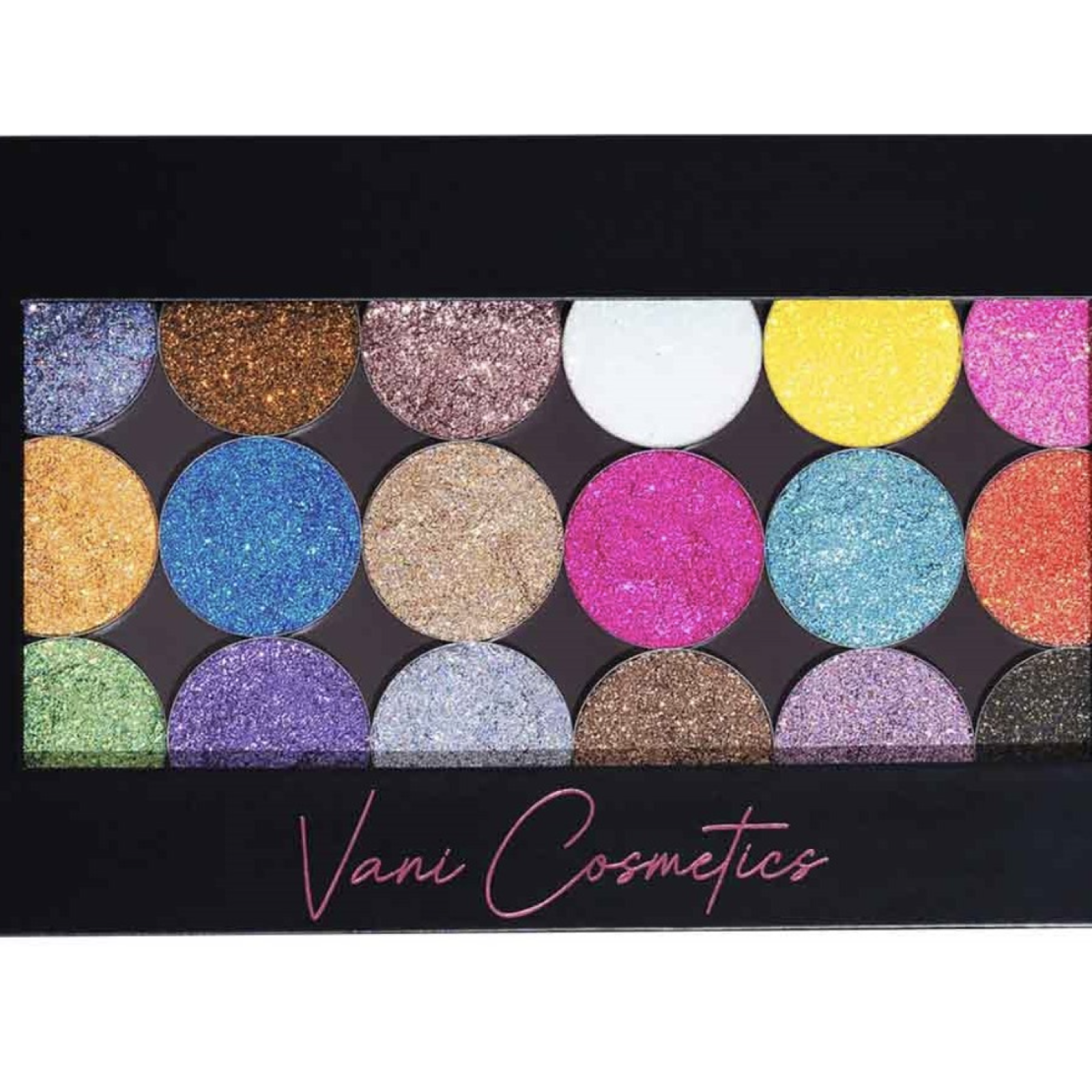 VANI Cosmetics | Pressed Glitter Bestseller Palette