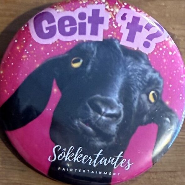 Sôkkertantes Button Geit 't?